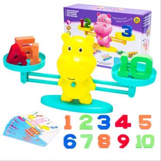 Montessori Toán Cân Bằng Quy Mô Số Bảng Trò Chơi Giáo Dục Mầm Non Đồ Chơi
