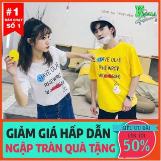 Áo Thun Tay Lỡ Nam Nữ Hot Chất Liệu Coton 4C