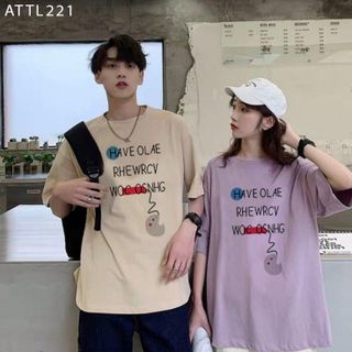 Áo Thun Tay Lỡ Nam Nữ Hot Chất Liệu Coton 4C
