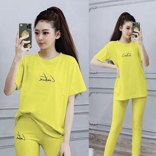 Đồ bộ thể thao nữ form rộng dài TT362