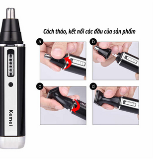 Máy cạo râu Kemei KM-6630 đa năng 4 trong 1 tiện dụng