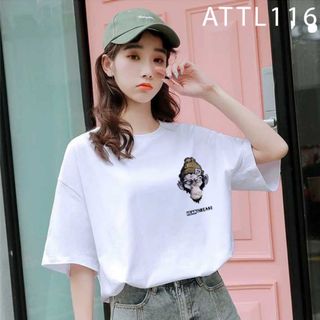 Áo Thun Tay Lỡ nam Nữ Chất Liệu Cotton