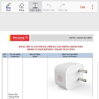 Phích cấm thông minh điện quang