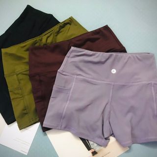 Quần tập đùi lưng cao có túi