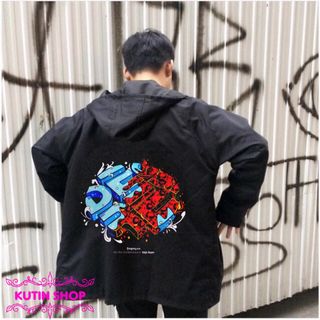 Áo khoác dù 2 lớp degrey nước sôi