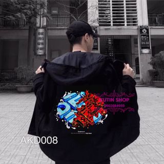 Áo khoác dù 2 lớp degrey nước sôi