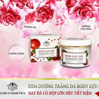 Kem Lựu Đỏ Lubi Cosmetic - Thử Thách Dưỡng Trắng 07 Ngày Hoàn Hảo