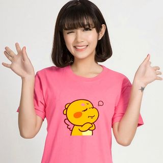 ÁO THUN NAM NỮ IN HÌNH VỊT QOOBEE