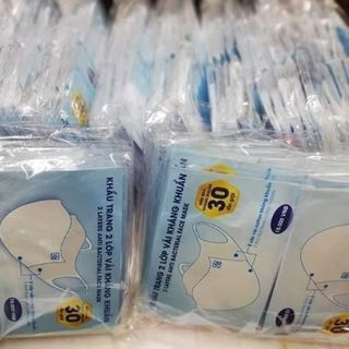 KHẨU TRANG VẢI BA LỚP CHỐNG THẤM - KHÁNG KHUẨN