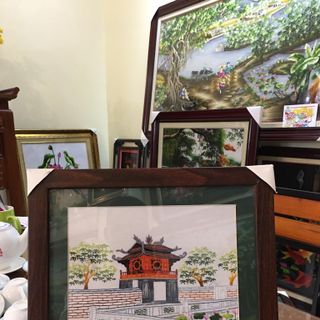 tranh thêu tay