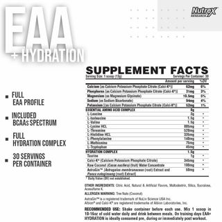 EAA HYDRATION Phát Triển Phục Hồi Cơ Bắp Nhanh