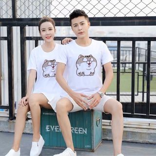 ÁO THUN NAM NỮ IN HÌNH MÈO AMI