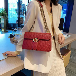 Túi đeo chéo họa tiết GD in chìm size 25cm