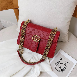 Túi đeo chéo họa tiết GD in chìm size 25cm