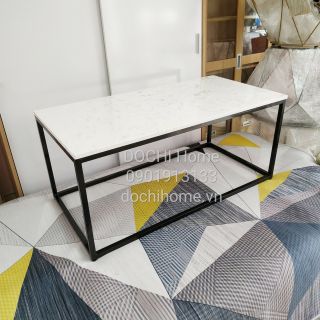 Bàn sofa hình chữ nhật mặt Đá DOCHI Home