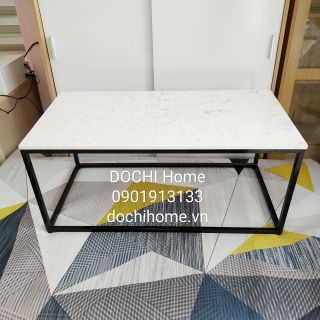 Bàn sofa hình chữ nhật mặt Đá DOCHI Home