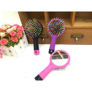 Lược Chải Tóc Rối Rainbow Có Gương