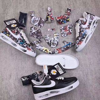 giày sneaker hoa cúc GD tróc sơn giá sỉ