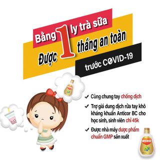 DUNG DỊCH RỬA TAY KHÔ ANTICOR BC