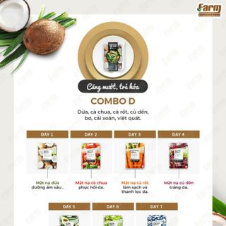 Combo mặt nạ salad Farm Skin
