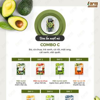 Combo mặt nạ salad Farm Skin