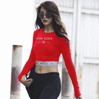 Áo croptop soda nữ