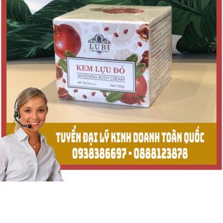 Kem Lựu Đỏ LuBi Cosmetic dưỡng trắng da toàn thân 2020