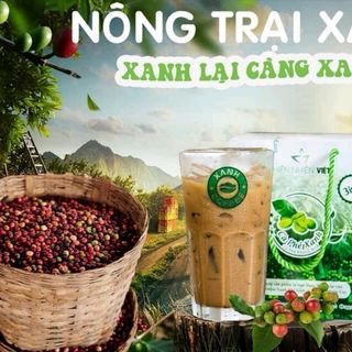 cafe xanh giảm cân - hàng có tem hãng