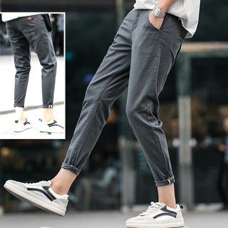 Quần Nam Kaki ống ôm viền lai cá tínhdễ phối đồ-94113
