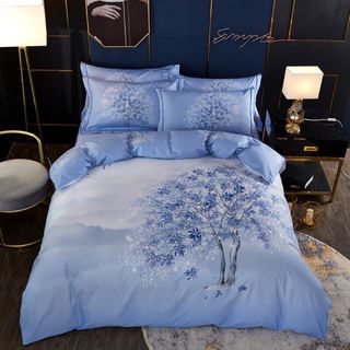 Bộ Chăn Ga Gối Cotton Silk