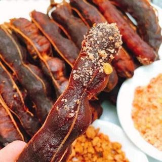 Me lào muối tôm 1 nắng hủ 500g