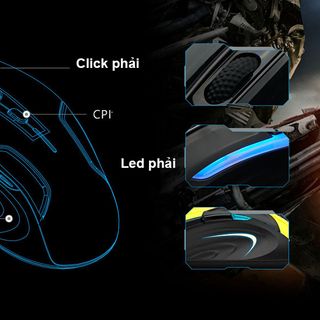Newmen - Chuột máy tính có dây Gaming N500 Plus