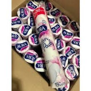 Bông tẩy trang Aura 150 miếng