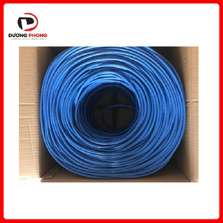 Dây mạng UTP Cat 6E Vision Xanh Dương Lõi Chữ Thập giá sỉ