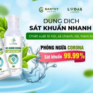 GEL RỬA TAY KHÔ 120ML ĐAN THY COSMETIC hàng chuẩn - có giấy công bố - an toàn