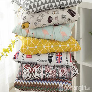 Nệm ngồi vuông 45x 45cm trong văn phòng làm việc đệm trên ghế ngồi nhiều màu