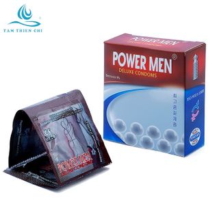 Bao cao su Powermen ngọc trai hộp 3 cái