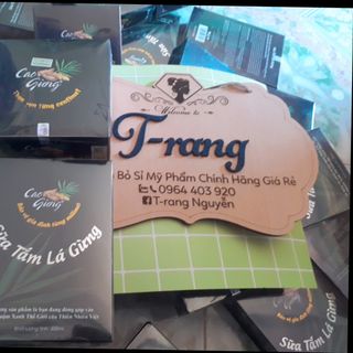 Cao gừng tặng sữa tắm gừng