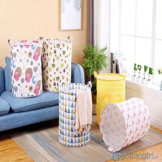 Giỏ Đựng Đồ Giặt Đựng Đồ Chơi Trẻ Em Tiện Lợi Giao ngẫu nhiên