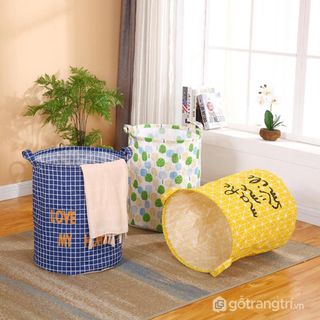 Giỏ Đựng Đồ Giặt Đựng Đồ Chơi Trẻ Em Tiện Lợi Giao ngẫu nhiên