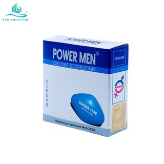 Bao cao su Powermen VIAGRA hộp 3 cái