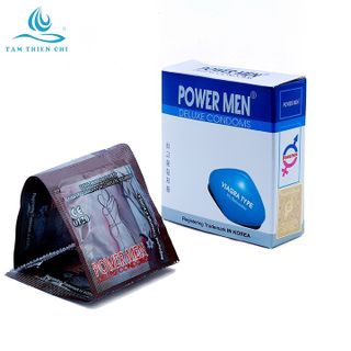 Bao cao su Powermen VIAGRA hộp 3 cái