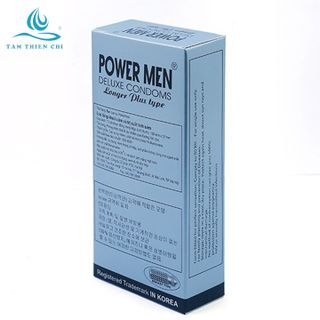 Bao cao su Powermen Longer Plus hộp 12 cái