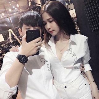 Áo sơ mi nam nữ chất liệu cao cấp