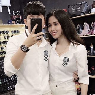 Áo sơ mi nam nữ chất liệu cao cấp