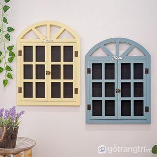 Bảng viết treo tường hình cửa sổ cửa sổ trang trí phòng bằng gỗ cửa sổ trang trí lớp