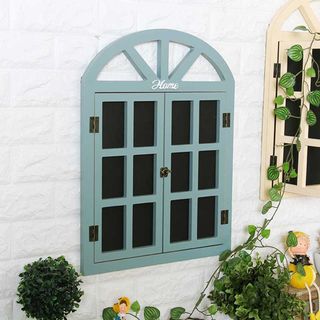 Bảng viết treo tường hình cửa sổ cửa sổ trang trí phòng bằng gỗ cửa sổ trang trí lớp