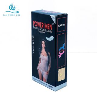 Bao cao su Powermen Siêu mỏng hộp 12 cái