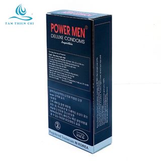 Bao cao su Powermen Siêu mỏng hộp 12 cái
