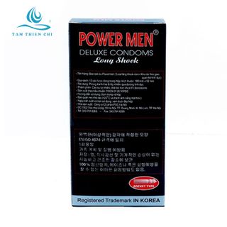 Bao cao su Powermen Cá ngựa 4in1 hộp 12 cái